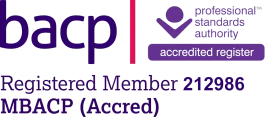 BACP logo, representing Peter's accredited counselling practice in Chislehurst.